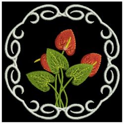 Anthurium 10(Sm) machine embroidery designs