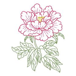 Vintage Peonies 01(Lg) machine embroidery designs