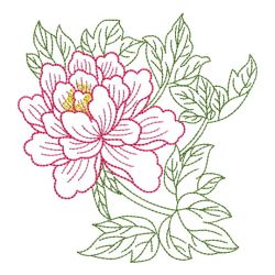 Vintage Peonies 03(Lg) machine embroidery designs