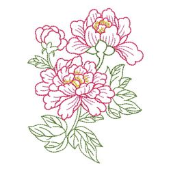 Vintage Peonies 07(Md) machine embroidery designs