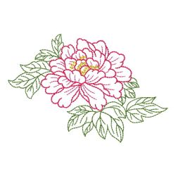 Vintage Peonies 08(Sm) machine embroidery designs