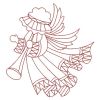 Redwork Sunbonnet Angels 06(Lg)