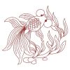 Redwork Goldfish 04(Lg)