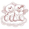 Redwork Valentine Bears(Lg)