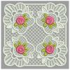 FSL Bullion Rose Doily