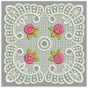 FSL Bullion Rose Doily 09