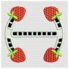 Cutwork Strawberry Monograms 08