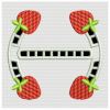 Cutwork Strawberry Monograms 08