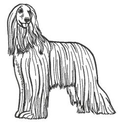 Dog Outlines 03(Md) machine embroidery designs