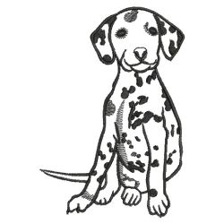 Dog Outlines 04(Md) machine embroidery designs