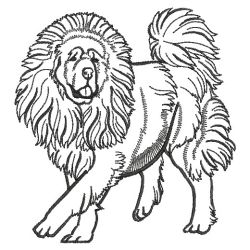 Dog Outlines 05(Lg) machine embroidery designs