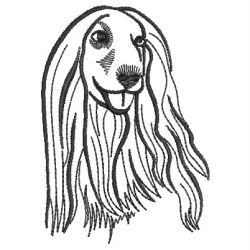 Dog Outlines 08(Md) machine embroidery designs