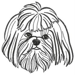 Dog Outlines 12(Sm) machine embroidery designs