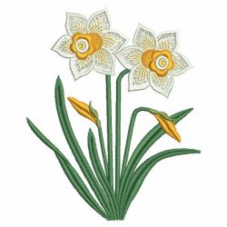 Daffodils 01(Lg) machine embroidery designs