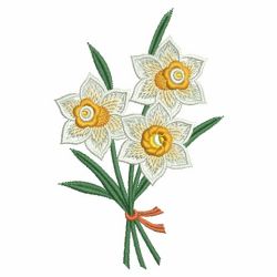 Daffodils 03(Sm) machine embroidery designs