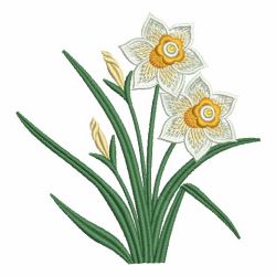 Daffodils 09(Md) machine embroidery designs