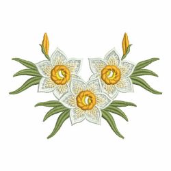 Daffodils 10(Sm) machine embroidery designs