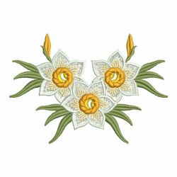 Daffodils 10(Md) machine embroidery designs