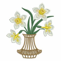 Daffodils 11(Lg) machine embroidery designs