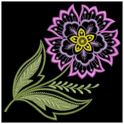 Jacobean Blooms 02(Md) machine embroidery designs