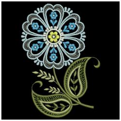 Jacobean Blooms 06(Md) machine embroidery designs