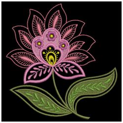 Jacobean Blooms 09(Lg) machine embroidery designs