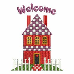 Welcome House 05 machine embroidery designs