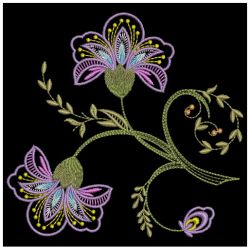 Jacobean Blooms 2 02(Lg) machine embroidery designs