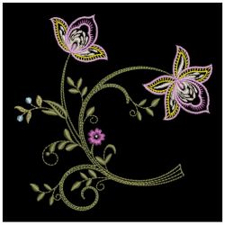 Jacobean Blooms 2 04(Md) machine embroidery designs