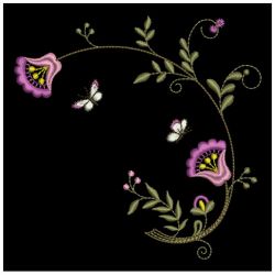 Jacobean Blooms 2 07(Md) machine embroidery designs