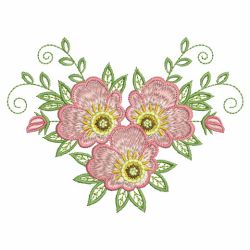 Primroses 08(Md) machine embroidery designs