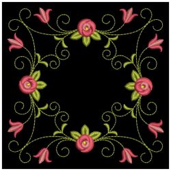 Heirloom Rose Quilt 02(Md) machine embroidery designs