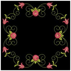 Heirloom Rose Quilt 04(Sm) machine embroidery designs