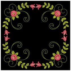 Heirloom Rose Quilt 08(Sm) machine embroidery designs