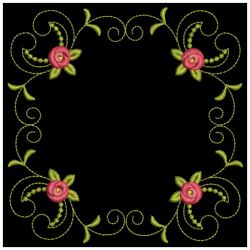 Heirloom Rose Quilt 11(Md) machine embroidery designs