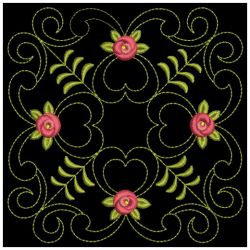 Heirloom Rose Quilt 12(Sm) machine embroidery designs