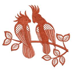 Cockatoo Silhouettes 09(Lg) machine embroidery designs