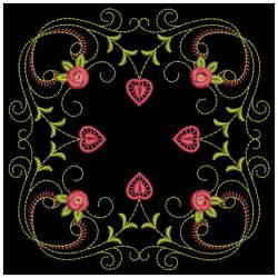 Heirloom Rose Quilt 2 02(Sm) machine embroidery designs