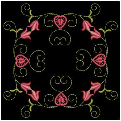 Heirloom Rose Quilt 2 03(Sm) machine embroidery designs