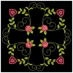 Heirloom Rose Quilt 2 04(Md) machine embroidery designs
