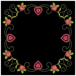 Heirloom Rose Quilt 2 05(Sm) machine embroidery designs