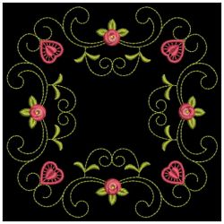 Heirloom Rose Quilt 2 06(Sm) machine embroidery designs