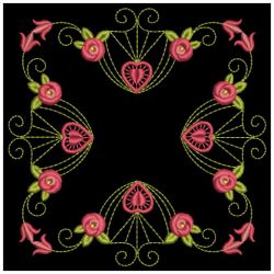 Heirloom Rose Quilt 2 10(Sm) machine embroidery designs