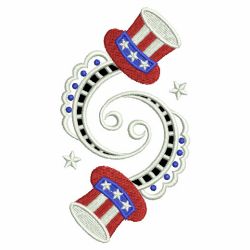 4th Of July Cutwork(Lg) machine embroidery designs