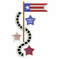 4th Of July Cutwork 02(Lg) machine embroidery designs