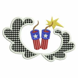 4th Of July Cutwork 09(Lg) machine embroidery designs