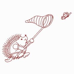 Redwork Hedgehog 02(Lg) machine embroidery designs