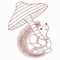 Redwork Hedgehog 03(Sm) machine embroidery designs