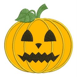 Applique Halloween Pumpkin 07