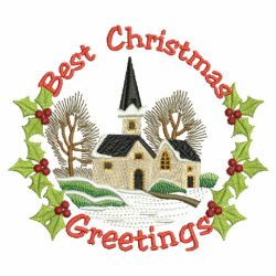 Christmas Greetings(Md) machine embroidery designs